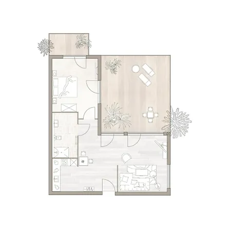 아파트 Binnendiek Haus 1 16 Böhl